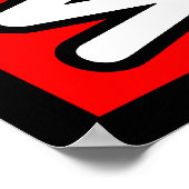 Poster Dachshund WOOF (Coin)