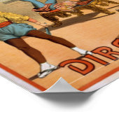 Poster d'acrobates japonais Aerialists VAUDEVILLE (Coin)