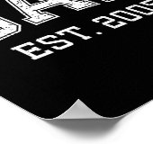 Poster Dad Est 2005 Dad D Fathers Day Ized (Coin)