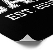 Poster Dad Est 2019 Dad D Fathers Day Ized  (Coin)