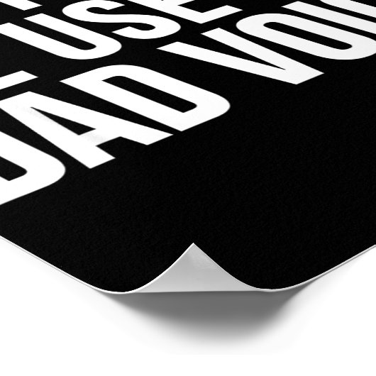 Poster Dad Funny - Don't Make Me Use My Dad Voice  (Coin)