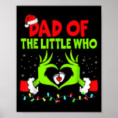Poster Dad Of The Little Who Funny Christmas Pregnancy An (Devant)