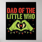 Poster Dad Of The Little Who Qoute Christmas Pregnancy An (Devant)