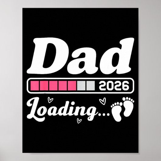 Poster Dad To Be 2026 Loading Nk Pregnancy Reveal New Dad (Devant)