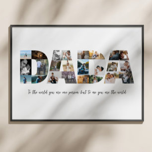 Poster Dada 24 Photo Collage Cadeau pour la première Fête