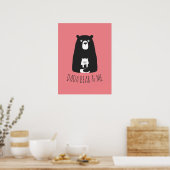 Poster DADA BEAR & ME | Papa Enfants Fils Fils Dada Ours (Cuisine)