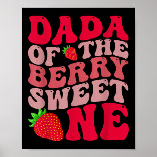 Poster Dada Du Berry Premier Anniversaire De Girl Strawbe