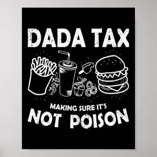 Poster Dada Fiscalité S'Assurer Qu'Il N'Est Pas Poison Fê