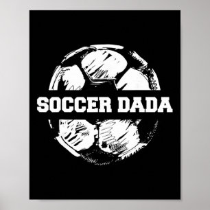 Poster Dada foot Dada foot Ll Split Drôle Papa foot 