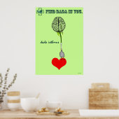 Poster Dada-isthme (Cuisine)