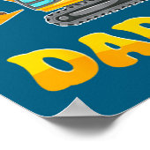 Poster Dada The Birthday Boy Excavator Construction Famil (Coin)