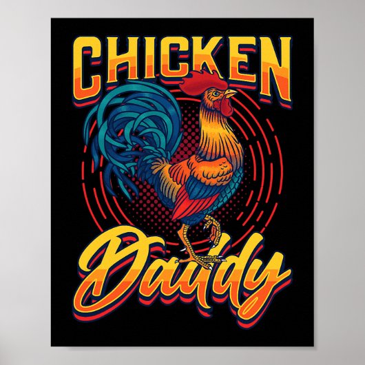 Poster Daddy de poulet (Devant)