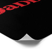 Poster Daddy Devil Horn Lazy Costume d'Halloween Pap goth (Coin)