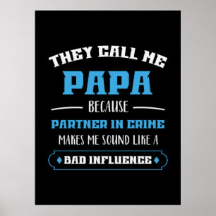 Poster Daddy Don On M'Appelle Papa