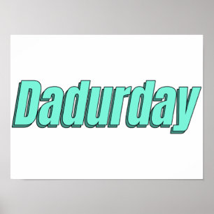 Poster Dadurdays Père et enfants Weeken