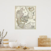 Poster Daenemark, île - Danemark, Islande (Cuisine)