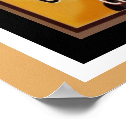 Poster d'affiche Champagne Golden Sable (Coin)