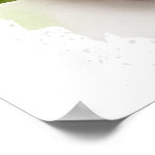 Poster d'affiche d'art à fleurs violet (Coin)