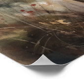 Poster d'affiche d'art de chien malinois (Coin)