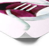 Poster d'Affiche de bienvenue Baby shower Basket r (Coin)