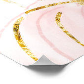 Poster d'Affiche de bienvenue Citrouille rose (Coin)