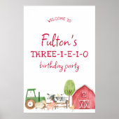 Poster d'Affiche de bienvenue d'anniversaire de la (Devant)