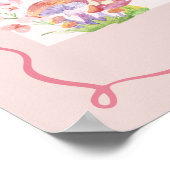 Poster d'Affiche de bienvenue de premier anniversa (Coin)