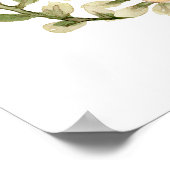 Poster d'Affiche de bienvenue du Baby shower Mama  (Coin)