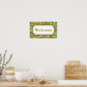 Poster d'Affiche de bienvenue en mosaïque (Cuisine)