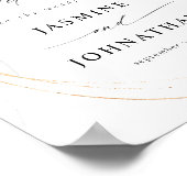 Poster d'Affiche de bienvenue Eucalyptus Glow Gold (Coin)