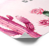 Poster d'Affiche de bienvenue Pink Disco Cowgirl (Coin)