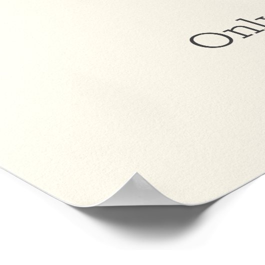 Poster d'Affiche de bienvenue Rustique de Brunch n (Coin)