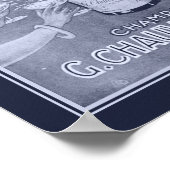 Poster d'affiche de champagne Art déco 1923 (Coin)