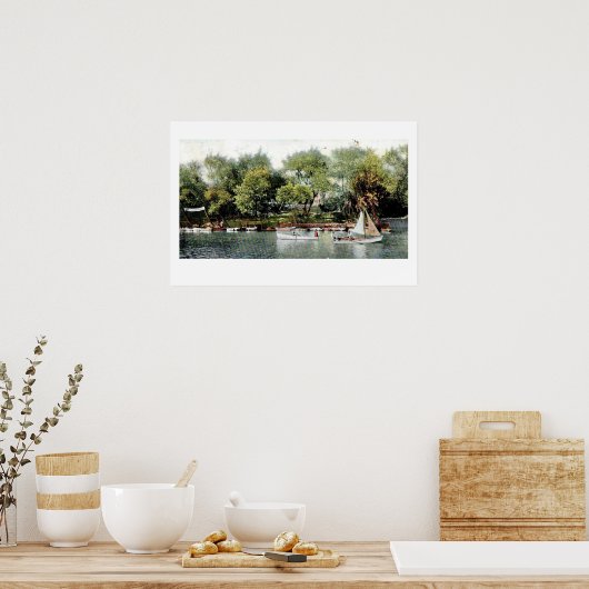 Poster d'affiche de la rivière Russian Print (Cuisine)