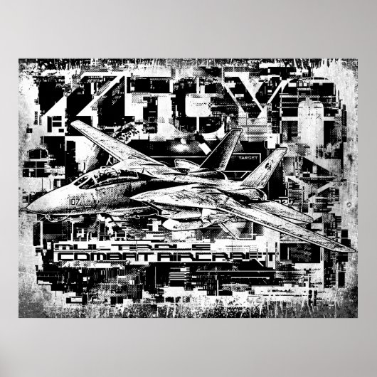 Poster d'affiche de la valeur de Tomcat F-14 (Matt (Devant)