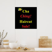 Poster d'affiche de vente de coupe de cheveux Matt (Cuisine)