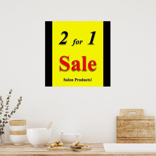 Poster d'affiche de vente de produit Matte (Cuisine)