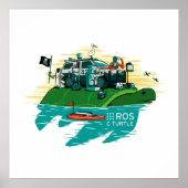 Poster d'affiche du ROS CTurtle (Devant)