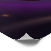 Poster d'affiche Purple Gold Swils (Coin)