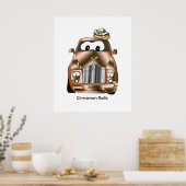 Poster d'affiche Rolls de cannelle (Royce) (Cuisine)