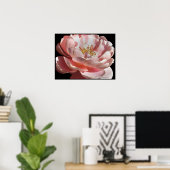 Poster d'affiche rose ancienne imprimé (Bureau à domicile)