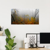 Poster d'affiche sur le brouillard d'automne dans  (Bureau à domicile)