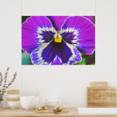 Poster d'affiche violet Pansy (Cuisine)