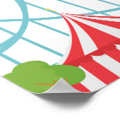 Poster d'Affiches de bienvenue d'anniversaire du p (Coin)