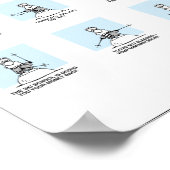 Poster d'affiches de ski pour débutants par Graham (Coin)