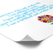 Poster d'Affirmation Créativité - Mantra Quotidien (Coin)