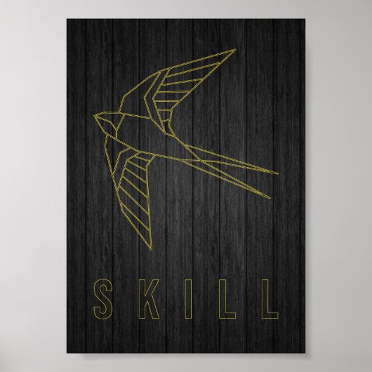 Poster d'affirmation de motivation pour améliorer (Devant)