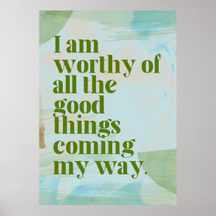 Poster d'Affirmation Self Love