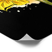Poster Daffodil Daffodils Fleurs Florales Printemps Pâque (Coin)