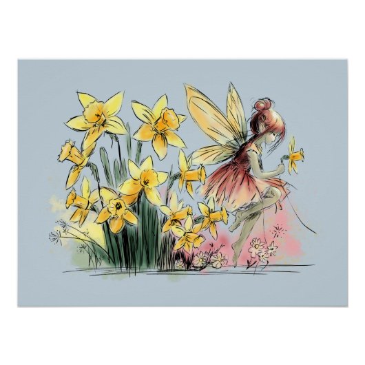 Poster Daffodil Fairy (Devant)
